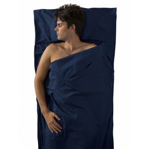 Prémiová bavlněná vložka do spacáku Premium Cotton Travel Liner - Traveller (with Pillow slip) Navy Blue (barva modrá)