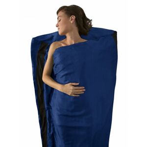 Hedvábná vložka do spacáku Silk Stretch Liner - Mummy Navy Blue (barva Navy modrá)